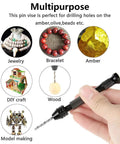 57Pcs Pin Vise Hand Drill Bits Set For Crafting And Diy Projects Includes 0.3-3mm Twist Drills And 0.1-1mm Mini Drills With Aluminum Vise