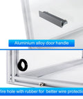 Clear Acrylic CNC Enclosure for 3018 PRO, 3018, MX3, 1810 PRO, 1610 CNC Router Machines with aluminum handle and wire hole.