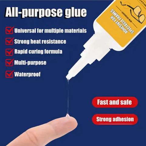 Eyewear Frames Repair Glue With Fine Tip Quick Bonding for Broken Glasses Temples Instant Adhesive shown with fine tip dispensing.