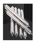Conveyor Roller Replacement Kit Pack Of 6 For Woodworking 1.5 Inch Stainless Steel Rollers With 8 Mm Axle Diameter Smooth Low Noise Movement Beefy Built Tough And Reliable, six rollers