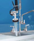 Pre Rinse Spray Valve Repair Kit For All Commercial Sink Sprayers Includes 2.08 Inch Ends Black Spray Face Bumper And Screw