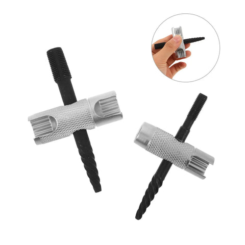 Premium Alloy Steel Grease Fitting Installation Tool Kit With Ergonomic Hand Press Zerk Push In Installer For Automotive Tractor Trailer Repair And Universal Hydraulic System Maintenance Mechanics, two-angle view