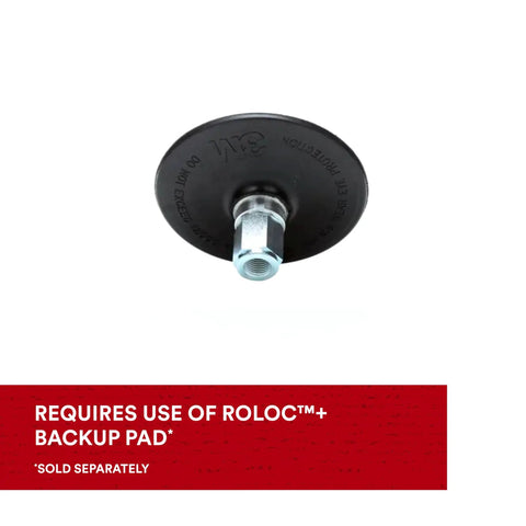 Extra Coarse Metal Rust And Paint Stripping Disc For Roloc Plus Attachment, 4 Inch By One Half Inch, backup pad required