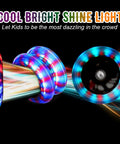 Lit Up 80mm Inline Skate Wheels With Abec9 Bearings 2 Pack Replacement For Inline Skates And Kick Scooters Black Glow Wheels