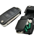 Two Pack Ultra Realistic Car Key Safe Diversion Key Fobs With Hidden Secret Compartments Waterproof Money Stash Holder For Valuables Cash
