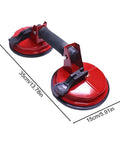 Heavy Duty Vacuum Suction Cups With Double Claw Design For Smooth Glass Tile And Wall Lifting Featuring Killer Grip and curved surface handling.