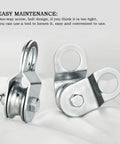 Dope Openable Cable Pulley Snatch Block 32mm Wheel For 6mm Wire Rope 110 Lb Load Single Bearing Aluminum Zinc Alloy Rigging Pulley For Winch Tow DIY Projects Built To Last, openable metal pulley