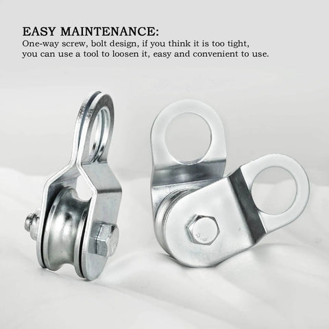 Dope Openable Cable Pulley Snatch Block 32mm Wheel For 6mm Wire Rope 110 Lb Load Single Bearing Aluminum Zinc Alloy Rigging Pulley For Winch Tow DIY Projects Built To Last, openable metal pulley