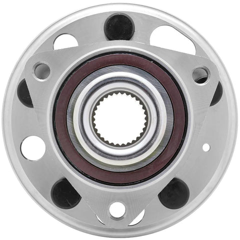 Close-up of 2 Pack Wheel Hub Bearing Assembly For GM Cars Beefy Heavy Duty Front And Rear OEM Replacement Kit for Regal LaCrosse CTS.