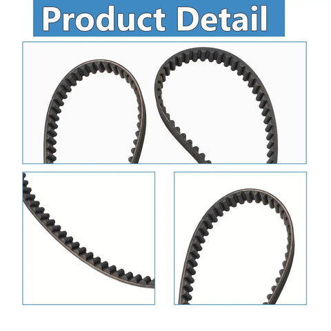 Black Rear Drive Belt For Harley David Touring 2004-2006 FLHT Screamin Eagle 132 Inch Replacement Part Fits Trike detailed view