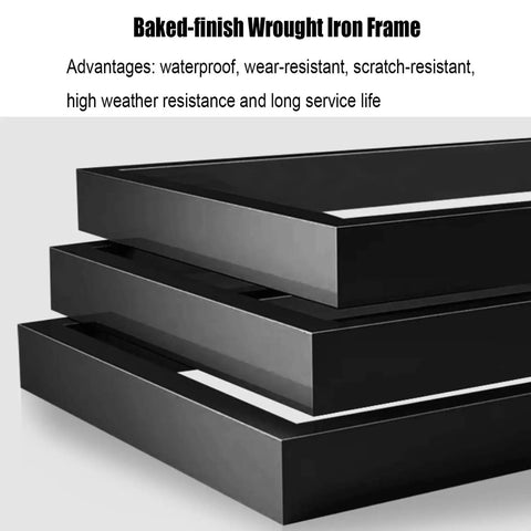 Close-up of baked-finish wrought iron frame for Heavy-Duty Life Jacket Drying And Storage Rack With Lockable Casters