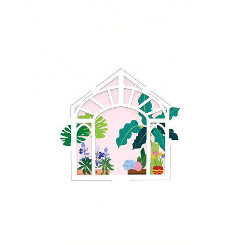 Greenhouse Floral 3D Pop Up Birthday Card For Women With Included Message Note And Envelope A Totally Thoughtful Gift For Mom Wife Sister Her That Feels Special And Handcrafted