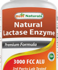 Straight Up Fast Acting Lactase Enzyme Tablets, 3000 FCC Units, 180 count dietary supplement bottle.