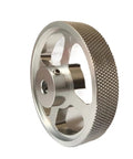 Aluminum alloy Synchronous Encoder Wheel Measuring Wheel for Rotary Encoder Meter Counting Wheel Circumference 200 250 300mm side view