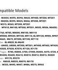 Image showing compatible models list for Shimano Brake Bleed Kit With Pro Syringe And 120ml Mineral Oil For Road And Gravel Hydraulic Brakes