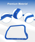 Beefed Up Heavy Duty Transmission Oil Pan Gasket For Torqueflite 727 With Steel Plate Support And Superior Sealing For High Temperature Engine Use Model 93110 Replacement, blue gasket