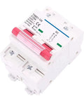 2P DC Circuit Breaker For Solar PV Systems 12-600V 80A-125A C Curve 10kA Fault Rating 35mm DIN Rail Mini MCB
