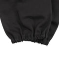 Close-up of elastic cuff on Lincoln Electric Flame Resistant Welding Sleeves Black One Size 21 Inch 9 Oz Slip On Arm Protection