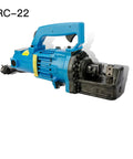 AOXHUGB Electric Rebar Bender And Cutter Portable Hydraulic Power Tool Quick-Cutting Design with safety features and adjustable guide.