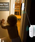 Wireless Door Alert Chime For Home And Business, Real Time Door Open Notifications, Instant Entry Alerts, No-Fuss Setup, Keeps Your Property Safe With 24/7 Peace Of Mind And Quick Door Alerts At Every Entrance on child-safe door