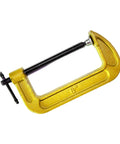 Rust-Resistant Steel C Shaped Clamp For Woodworking Quick And Easy Clamping Across Materials Heavy Duty Grip 6 inch