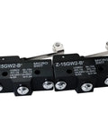 Heavy Duty Long Hinge Roller Lever Microswitch Rocker Type Z-15GW2-B 1NO 1NC 15A 250V High Current Control Switch For Machine Tools Cranes Electrical Equipment Automation Appliances, pair