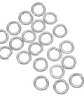 Stainless Steel Split Lock Washer Kit, 100 Pieces, Heavy Duty Washers for Bolts and Screws, Marine Grade And Vibration Resistant, Silver Spring Lock Washers for Car Assembly And Industrial Use, assorted silver washers