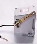 ADC225 24V Electronic Actuator for Generator Genset Engine, side view showing connectors and wiring harnesses
