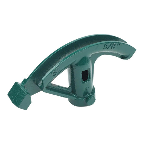 Ergonomic Manual Pipe Bender For Carbon Steel Water Gas Electrical Tubes, 5/8 inch size, heavy duty construction for precision bends.