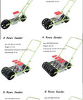Various specifications of Handheld Garden Seeder For Corn And Beans Manual Seed Drill Easy To Use Lawn And Garden Spreader Machine.
