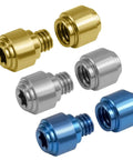 Three Sets Titanium Thumb Studs And Replacement Pocket Knife Screws In Gold Blue Silver For 535 Bugout Upgrade