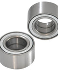 Image of two silver wheel bearings from Front Wheel Bearing And Hub Assembly 510093x2 Fits Hyundai Elantra 2007 2016, Veloster 2012 2017.