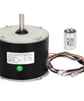 Condenser Fan Motor 1/8 HP 208 230V 825 RPM Drop In Replacement For Trane HVAC Systems with wires and capacitor