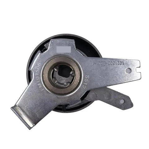 Real Deal Timing Belt Kit With Guide Pulley Set Compatible With Trumpchi X 2003 To 2012 And H6 2016 2.0 TDI Cars Perfect For Your Ride Running Smooth With Top Quality Parts That Deliver Serious Reliability And Peace of Mind When You Fix the Motor. close-up metal guide pulley