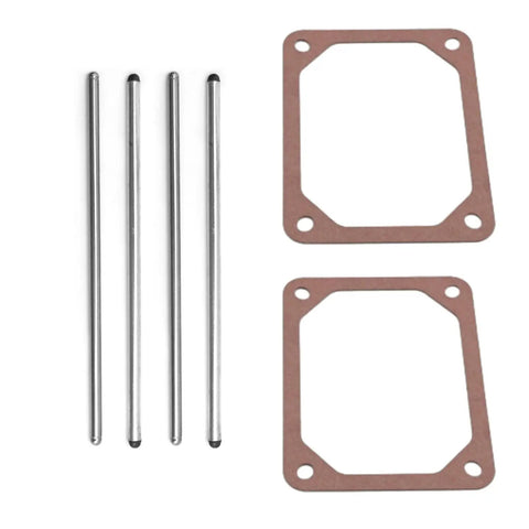 Engine Push Rod Kit With Valve Cover Gasket Bundle Includes 4 Push Rods And 2 Gaskets Replaces 498746 690981 690982 Fits 4015770123 Through 4015770133 Series Durable OEM Style Replacement For Smooth Running. 4 push rods and 2 brown valve cover gaskets