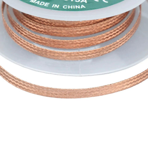 3.5mm Wide Desoldering Wick Alloy Copper No Clean Solder Removal Braid, 1.5 Meter Long spool for electronics repair
