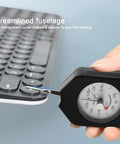 Dial Tension Tester Workhorse Pull Scale Meter For Micro Switches And Electronic Relays With Clear Viewing Cover ABS And Alloy Body Pro Grade Precision Readout For Relay Tip Pressure And Accurate Tension Checks, handheld dial gauge on laptop key