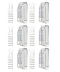 Push To Open Cabinet Latch Set 6 Pack Iron Spring Catches For Self Closing Doors No Fuss Install Lightweight