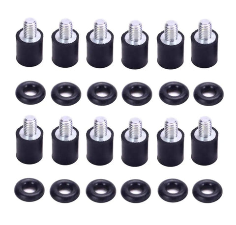 M3 Flight Controller Anti-Vibration Standoffs With Fixed Screws And Soft Mounting Hardware Rubber Washer Rings layout