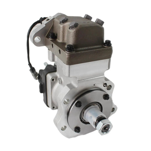 Professional Replacement Industrial Grade Heavy Duty Fuel Feed Transfer Lift Pump For Cummins Qsl89 Isl89 Komatsu Saa6d114 Excavators showing engine side view.