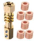 All in One Copper Washers Kit for Auto Body Dent Repair Grab and Go 200 Pcs Flat Copper Washers with metal fittings