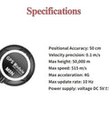 M8N GPS Module With Bracket For DIY Drones And RC Planes, Ultra Accurate 50 Cm Positioning, 72-Channel UBX M8030, Built-In QMC5883L Compass