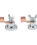 Heavy Duty Magnetic Welding Ground Clamp Set For Fast Setup On Flat Or Curved Metal Surfaces With Portable Earth Clip Tool For Pro And DIY Welding Jobs - Small and large magnetic clamps.