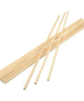 Premium Quality Top Shelf Wooden Lollipop And Cake Pop Sticks, Quarter By 12 Inch Smooth Craft Rods, The Real Deal For Baking, Candy Making And Wedding Centerpieces 50 Count Pack on a white background.
