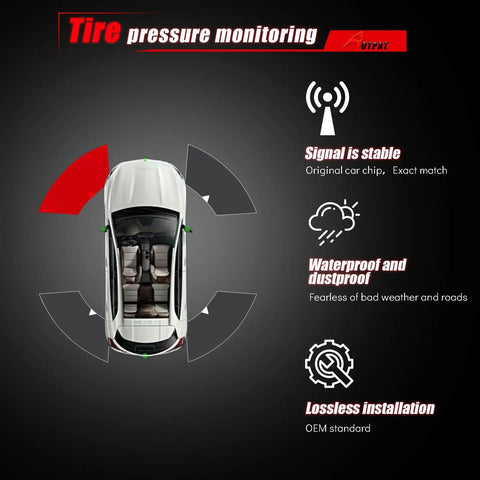 Pre Programmed Tpms Tire Pressure Monitoring Sensor 315 Mhz features stable signal, waterproof design, and easy installation.