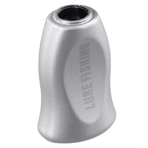 Super Upgrade Fishing Reel Knob Handle Grip Fit Water Drop Baitcasting With Ultra Lightweight Abs Design For Effortless Casting And Snag Free Retrieval 1 Pcs Silver silver ABS reel knob handle grip