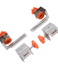 Heavy Duty Drawer Panel Fixing Clamps Set 2 Pairs Stainless Steel With 410 Gasket Rock Solid Clamping Tool For Large Drawer Install