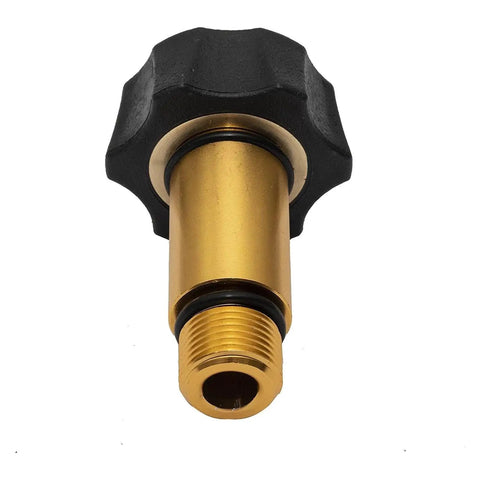Brass Water Inlet Fitting For Pressure Washer 3/4 Inch Female To 3/8 Inch Male Quick Connect Durable Replacement Pump Part For Heavy Duty Cleaning.