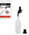 Auto Fill Float Valve Replacement Kit Three Eighths Inch To One Half Inch Adapter For Pool Water Levelers And Tank Fill Systems A 2 In 1 Solution For Pools Ponds And Water Tanks Compatible With Most Float Valves In Water Tanks And Pools Durable black plastic float valve with 3/8 and 1/2 inch adapters