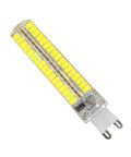 G9 LED bulb with yellow diodes and white bi-pin base